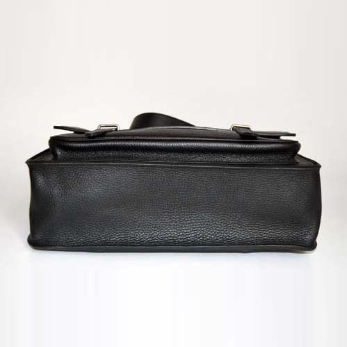 Hermes Steve Togo Leather Messenger Bag Black 92111 On Sale - Click Image to Close